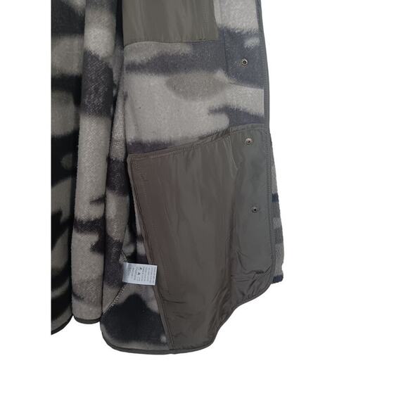 New without Tags EASEL Soft Camo Print Lined Fleece Jacket Side Pockets SZ S - Picture 11 of 16